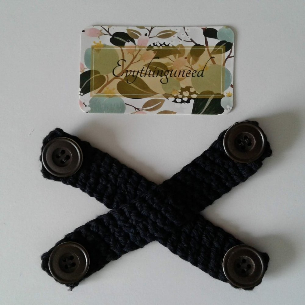 Handmade Crochet Ear Savers-So You Can Wear a Mask Set of 2